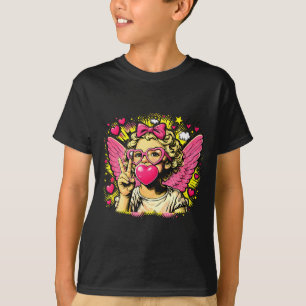 Valentines Cute Cupid Heart Angel Love Holiday Com T-Shirt