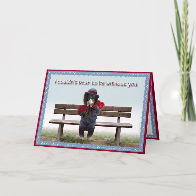 Valentine's Day 2012 Andean Bear Foundation Holiday Card (Front)
