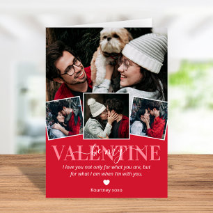 Valentines Day 3 Photo Card