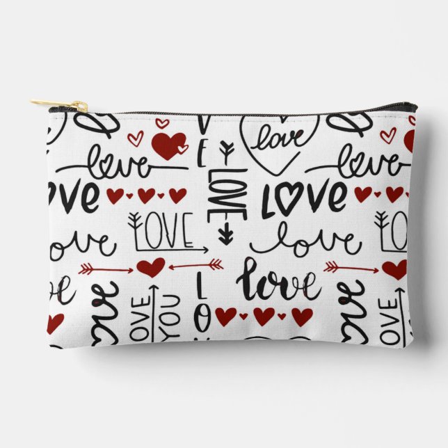 Valentines Day Accessory Pouch (Front)