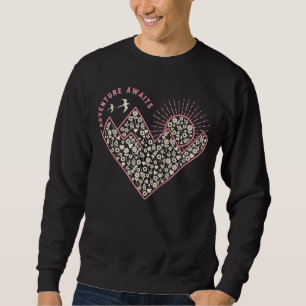 Valentine's Day Adventure awaits Hiking Trekking R Sweatshirt