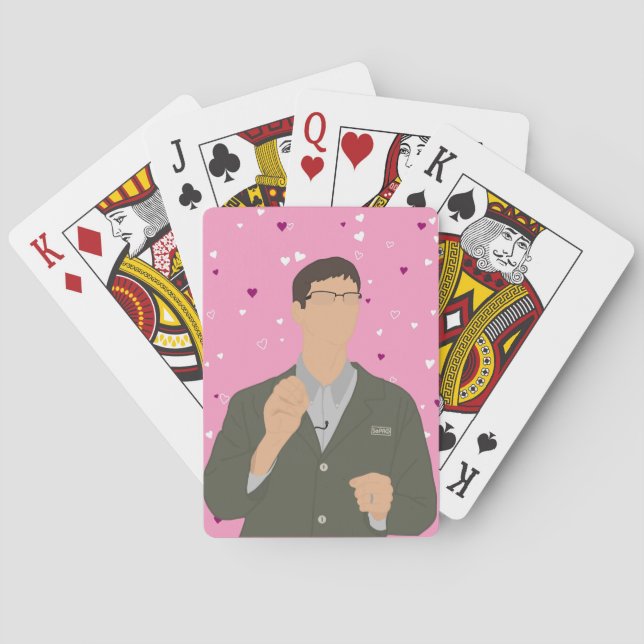 Valentines Day Algae Playing Cards (Back)