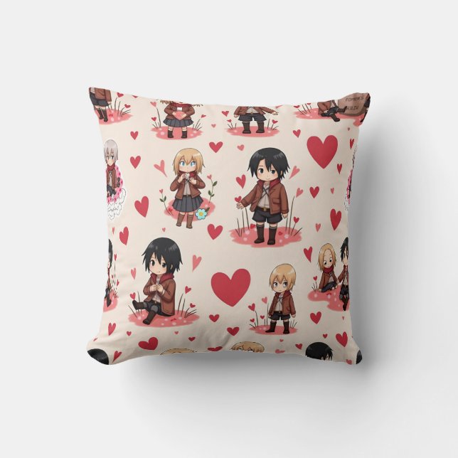 VALENTINE'S DAY ANIME CUSHION (Front)