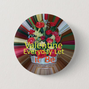 Valentine's Day Art Print 2 Inch Round Button