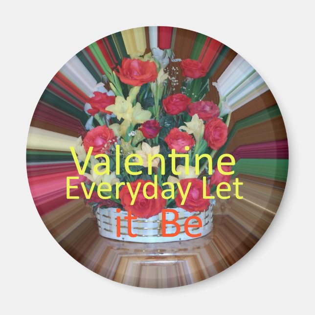 Valentine's Day Art Print Magnet (Front)