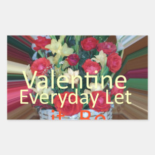 Valentine's Day Art Print Sticker