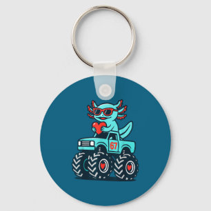 Valentine's Day Axolotl 67 Meme Artwork Keychain