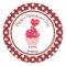 Valentine's Day "Be Mine" Cupcake Stickers