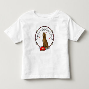 Valentine's Day Be Mine Irish Setter (red 1) Cute Toddler T-shirt
