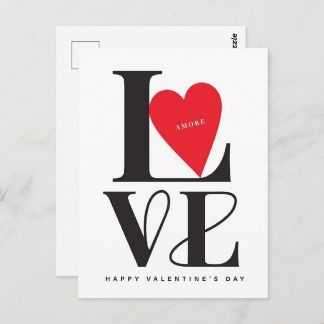 Valentine's Day  Be Mine Valentine's Day Card (Front/Back)