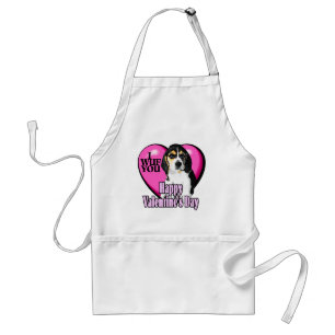 Valentines Day Beagle Standard Apron