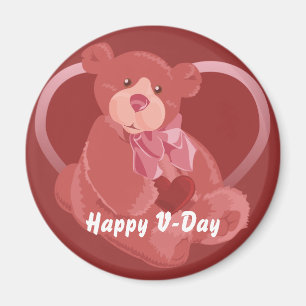 Valentine's Day Bear Magnet