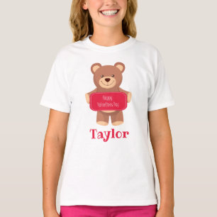 Valentine's Day Bear Personalized T-Shirt