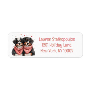 Valentines Day Bernese Mountain Dogs