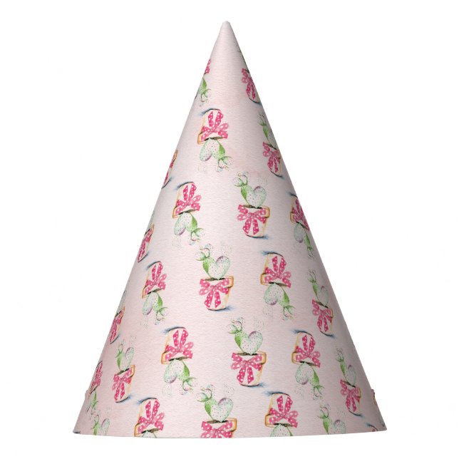 Valentine's Day Birthday Party Supplies Party Hat (Front)