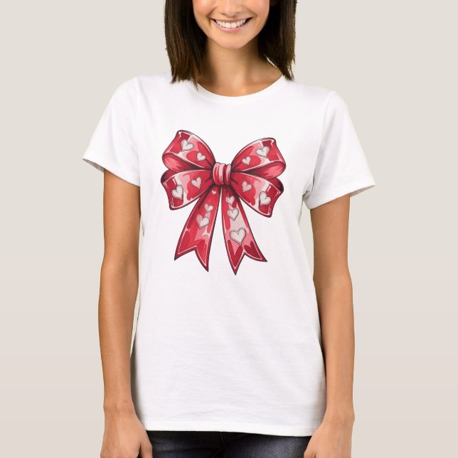 Valentine's Day Bow Shirt (Front)