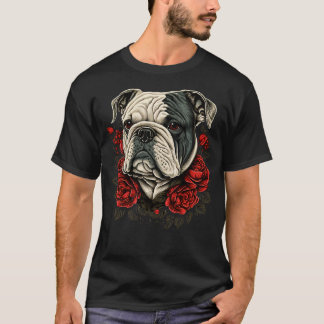 Valentines Day Bulldog 3 T-Shirt