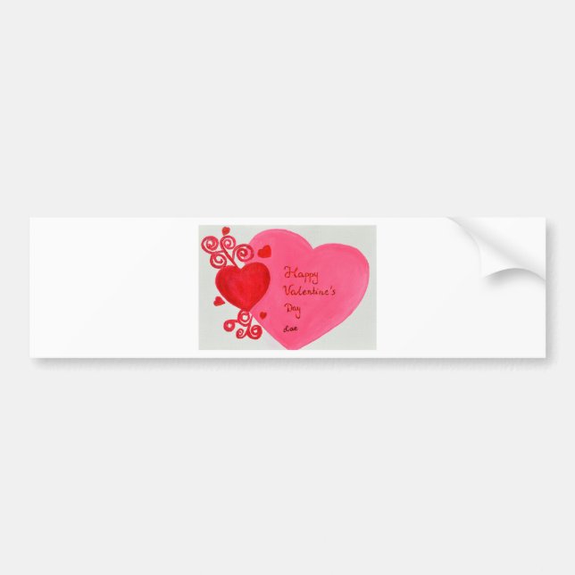 Valentine's Day Bumper Sticker (Front)