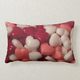 Valentine's Day Candy Hearts Lumbar Pillow