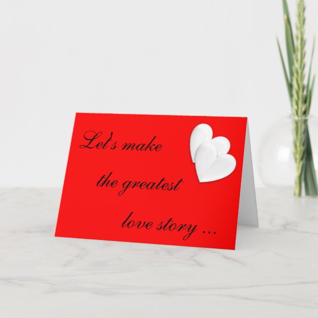 Valentine's Day, card (Front)