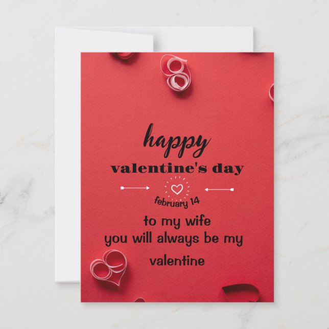 Valentines Day Card (Front)