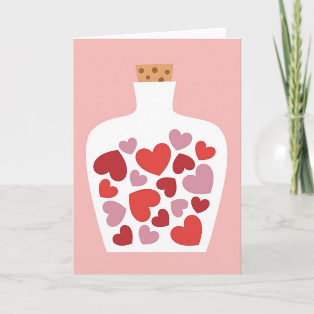 Valentine's Day card design (Front)