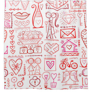 Valentine's day card design. Love and Wedding seam