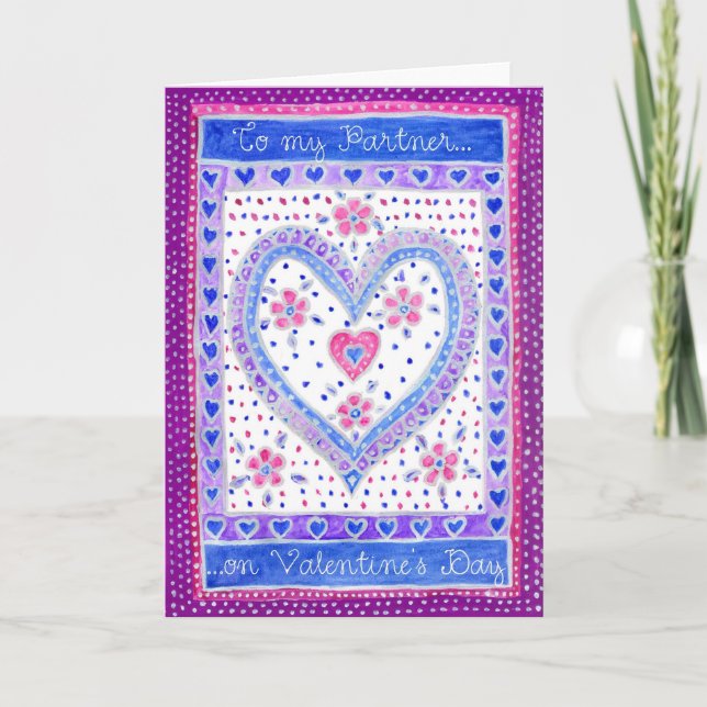 Valentine's Day Card for a Partner (Front)