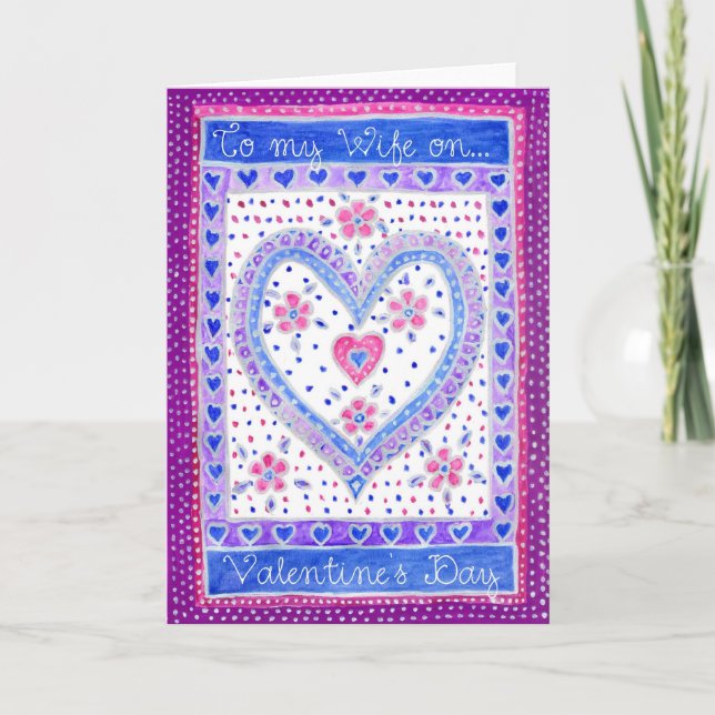 Valentine's Day Card for a Wife (Front)