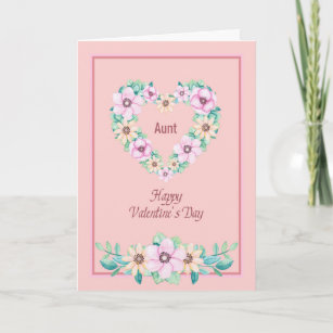 Valentine Aunt Cards, Greeting Cards &amp; More | Zazzle CA