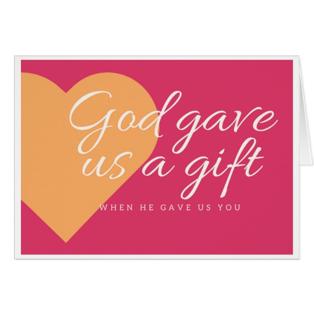 Valentine's Day card for children (Front Horizontal)