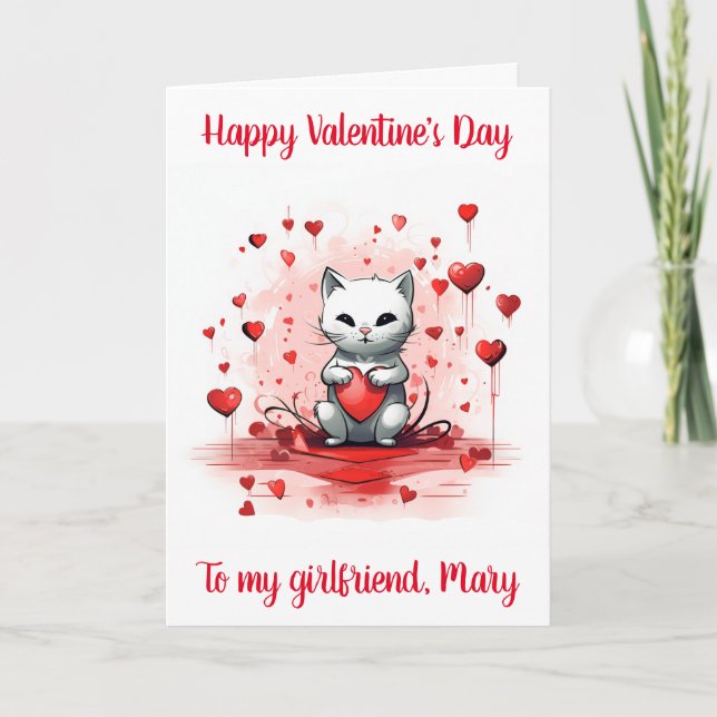 Valentine's Day Card for Girlfriend (Front)