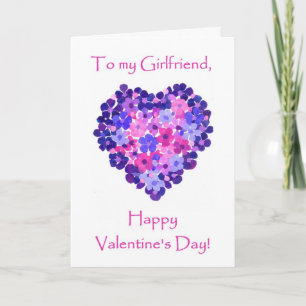 Valentine's Day Card for Girlfriend - Flower Power