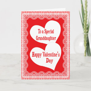 Valentine's Day Card For Granddaughter