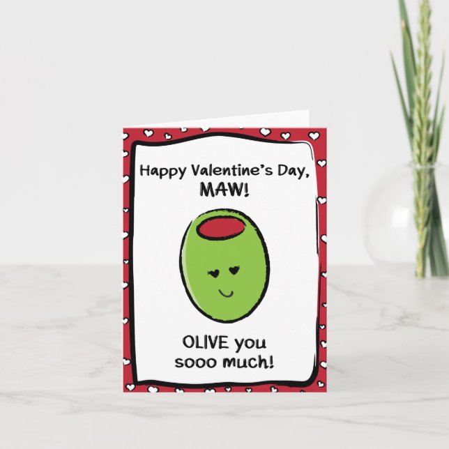 Valentine's Day Card for Maw (Front)