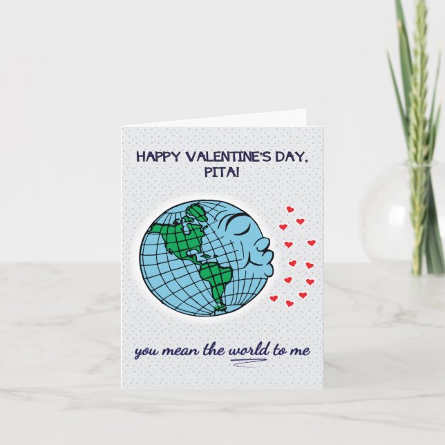 Valentines Day Card for Pita (Dad in Hindi) (Front)