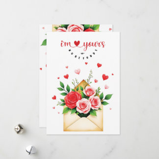 Valentine's Day Card - "I'm yours, no refunds"