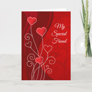 Valentine's Day Card-My Special Friend  Holiday Card