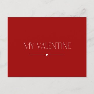 Valentines Day Card "My Valentine"