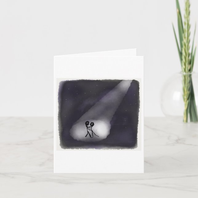 Valentine's Day card- romantic dancing Holiday Card (Front)
