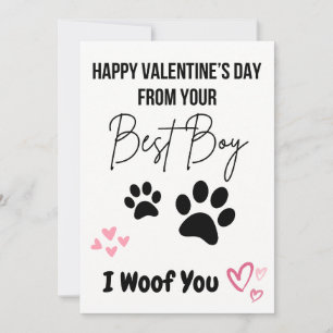 Valentine's Day Cards From Dog For Dog Mom