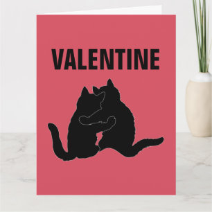 VALENTINE'S DAY CAT GREETING CARDS, ALL 9 LIVES CARD