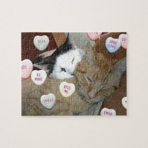 Valentine's Day Cats Jigsaw Puzzle