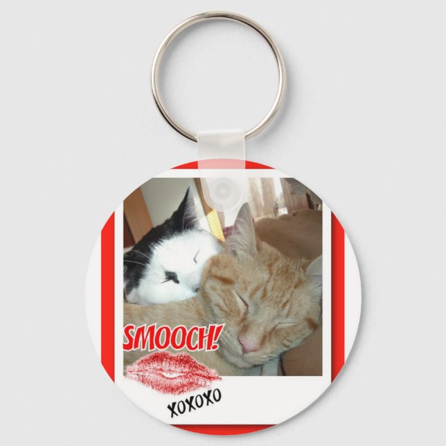 Valentine's Day Cats Keychain (Front)