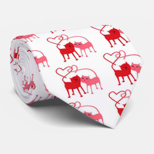 Valentine's Day Cats - Valentine Neck Tie