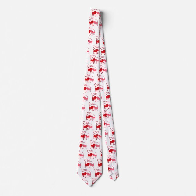 Valentine's Day Cats - Valentine Neck Tie (Front)