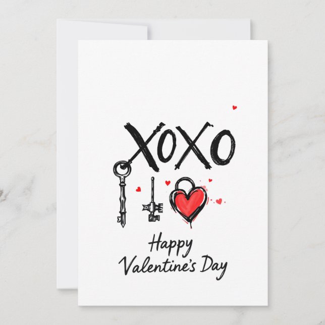 Valentine's Day celebration of Love Invitation (Front)