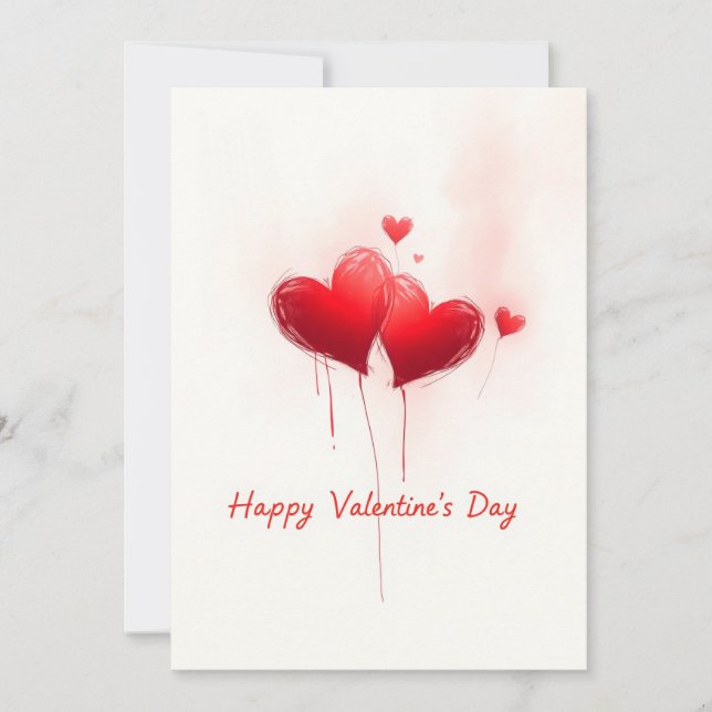 Valentine's Day celebration of Love Invitation (Front)