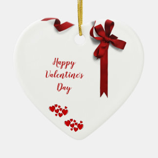 Valentine's Day Ceramic Ornament