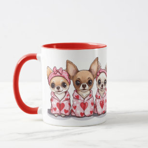 Valentines Day Chihuahua Dogs Mug
